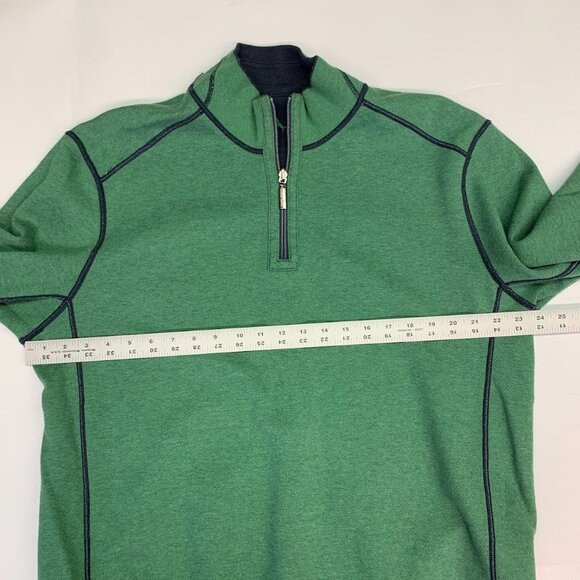 Tommy Bahama Men's Flip side Twill Reversible Half Zip Pullover Size XL - Picture 11 of 13